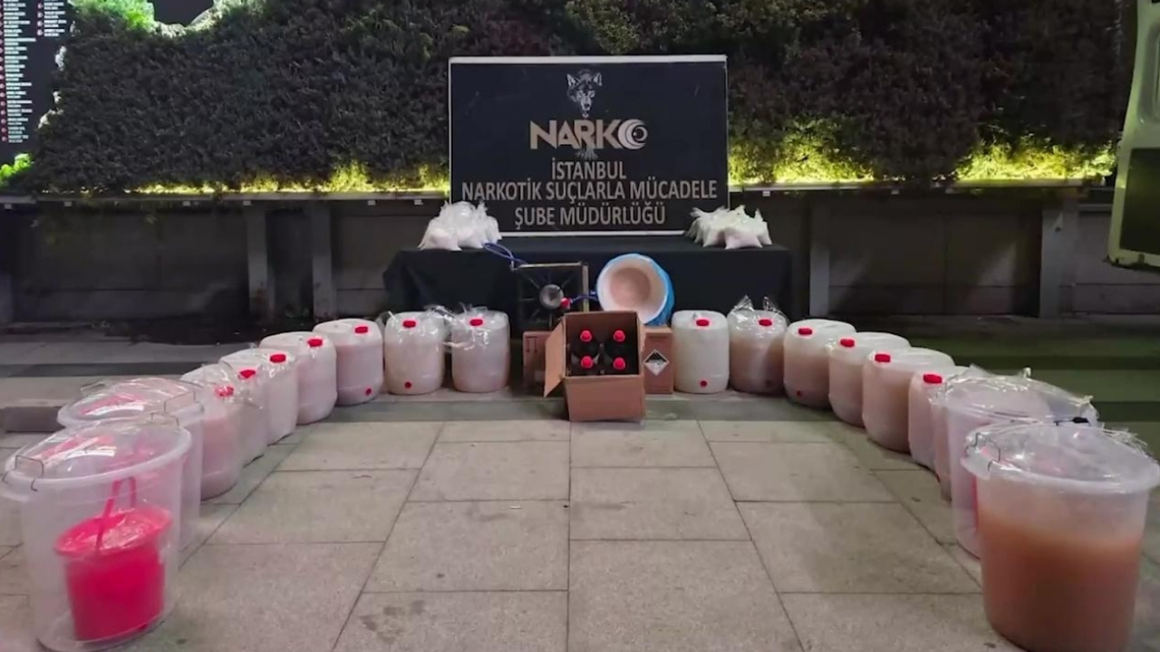 İstanbul’da uyuşturucu operasyonu: 178 kilo metamfetamin ele geçirildi