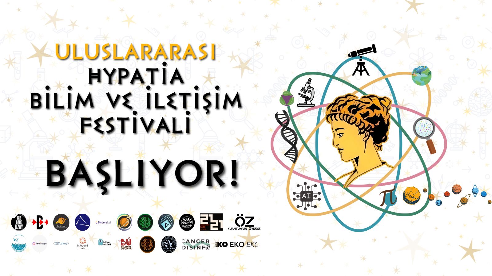 "Uluslararası Hypatia Bilim ve İletişim Festivali" başlıyor