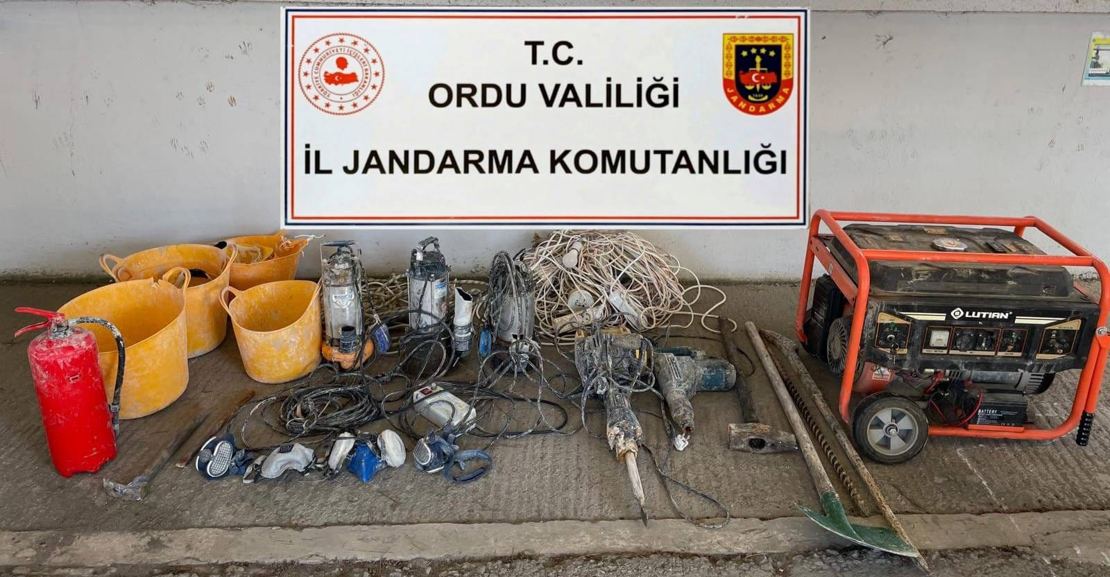 Ordu İl Jandarma’dan bir haftalık asayiş raporu