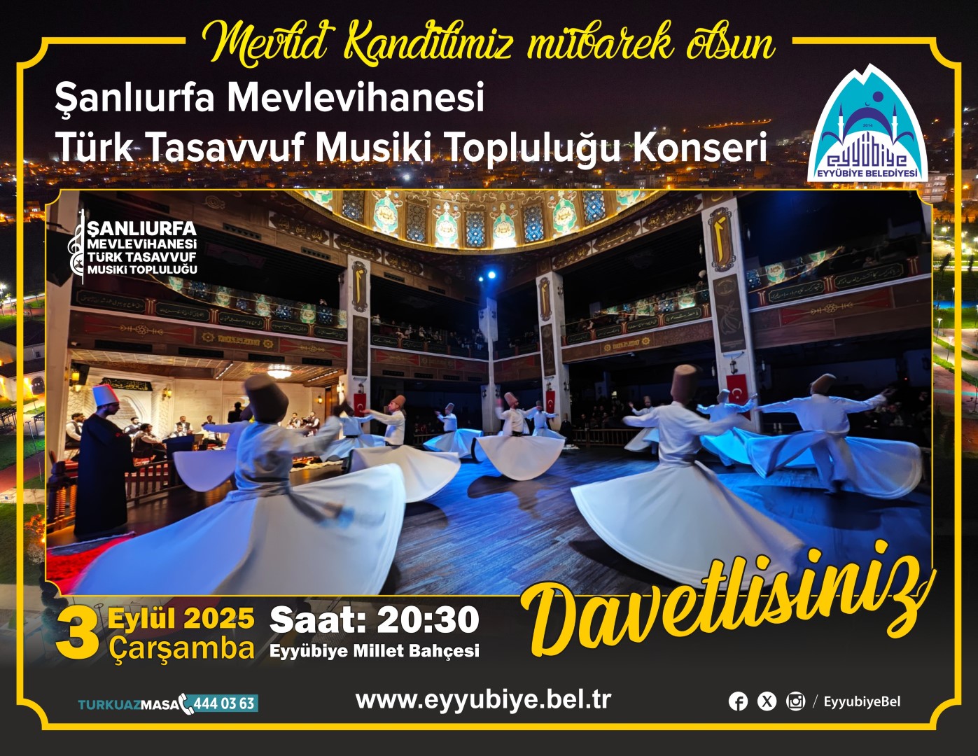 Başkan Kuş'tan tebrik ve davet