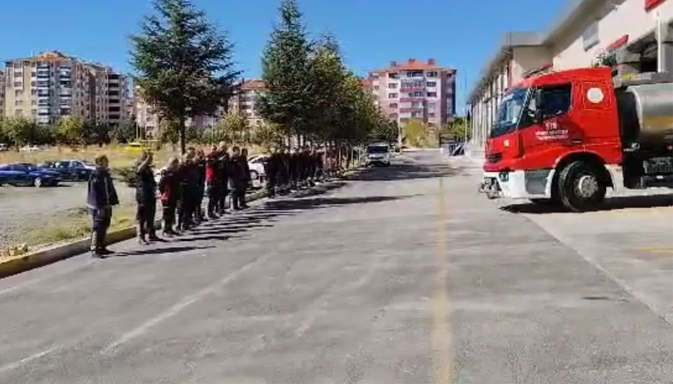 Isparta itfaiyesi’nden, Alanya'daki yangına destek