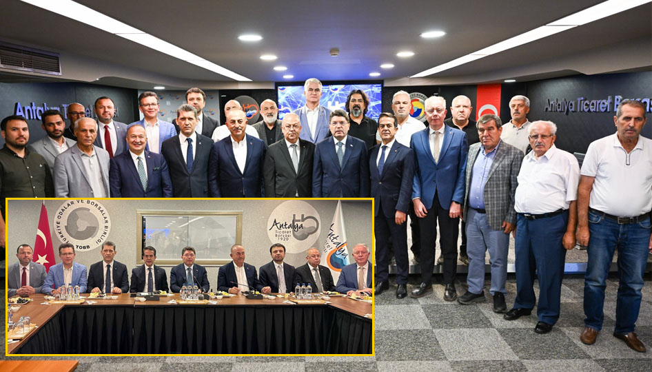 Adalet Bakanı Yılmaz Tunç’tan Antalya ticaret borsası’na ziyaret