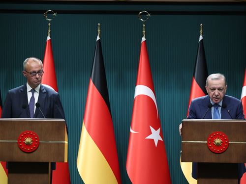 Erdoğan: Türkiye-Almanya iş birliği Avrupa güvenliği için vazgeçilmez