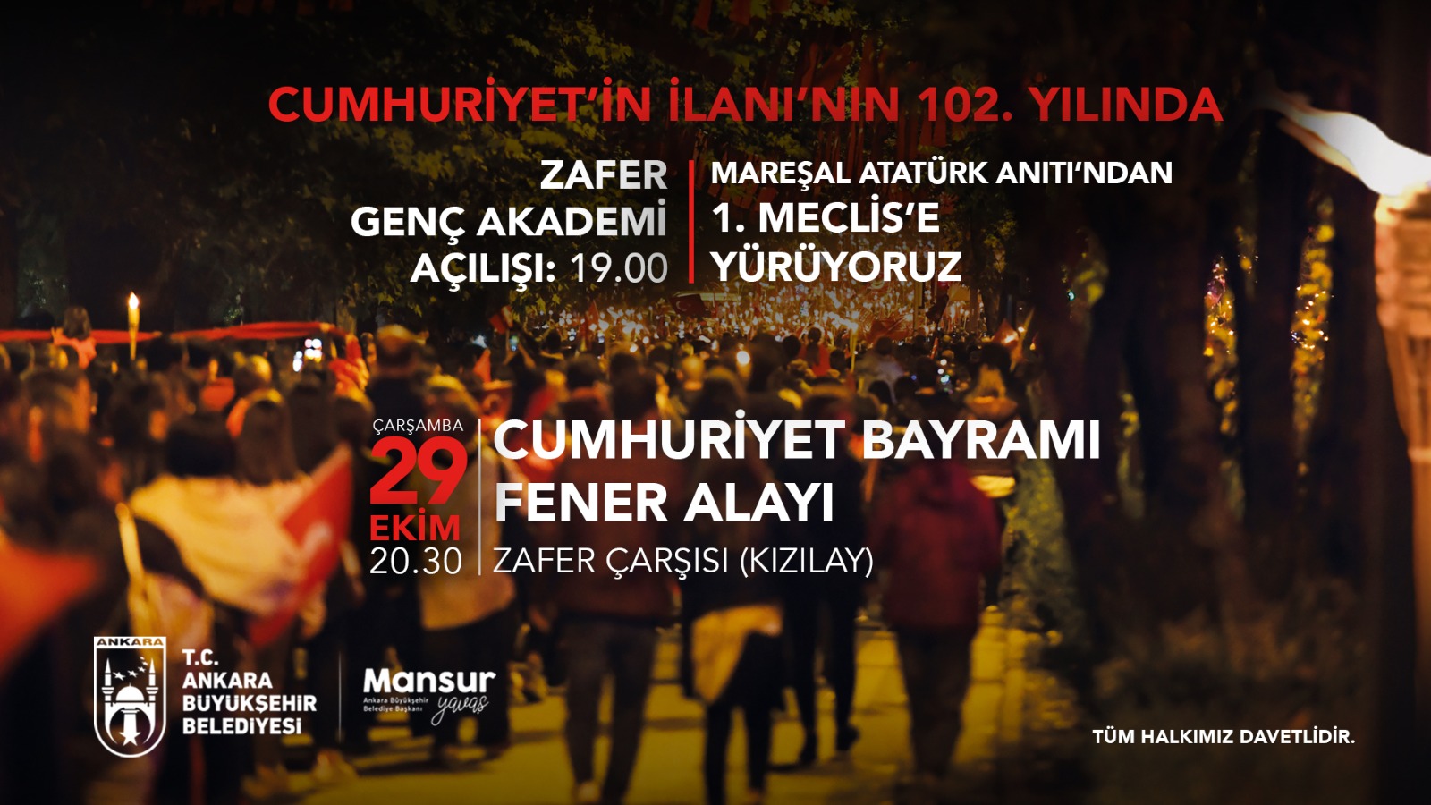 Cumhuriyet’in ışığı başkent sokaklarını aydınlatacak: Zafer Genç Akademi açılıyor