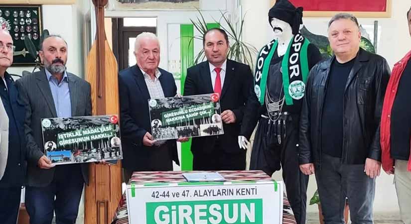 Ali Kara; Giresun'a istiklal madalyası için yollara düştü