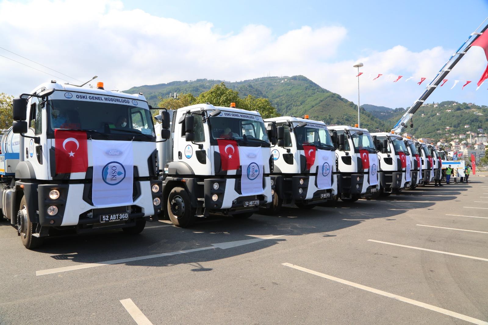 Büyükşehir Belediyesinin araç filosu her geçen gün güçleniyor.