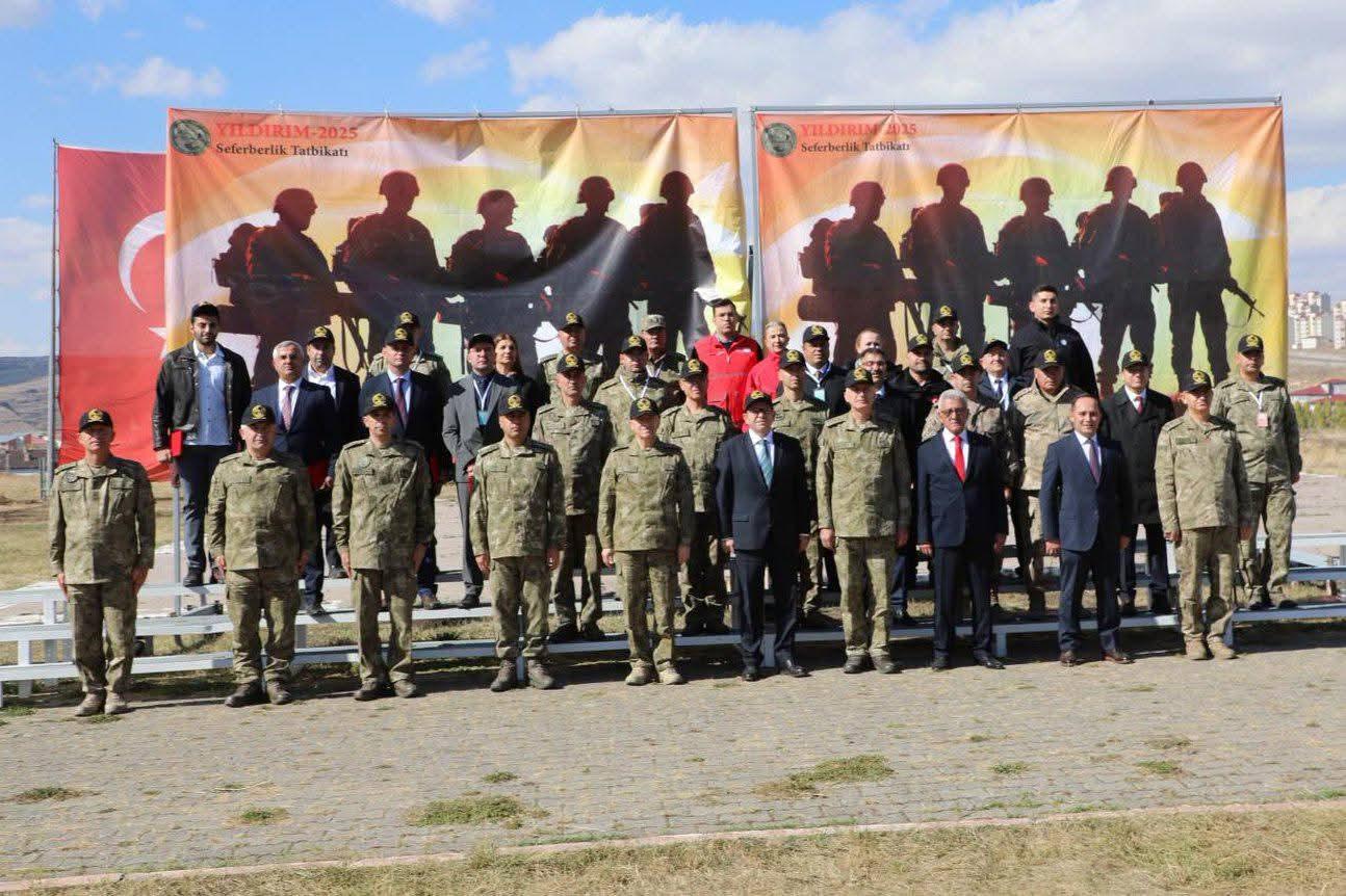 Vali Ziya Polat, Yıldırım 2025 Seferberlik Tatbikatı'na Katıldı