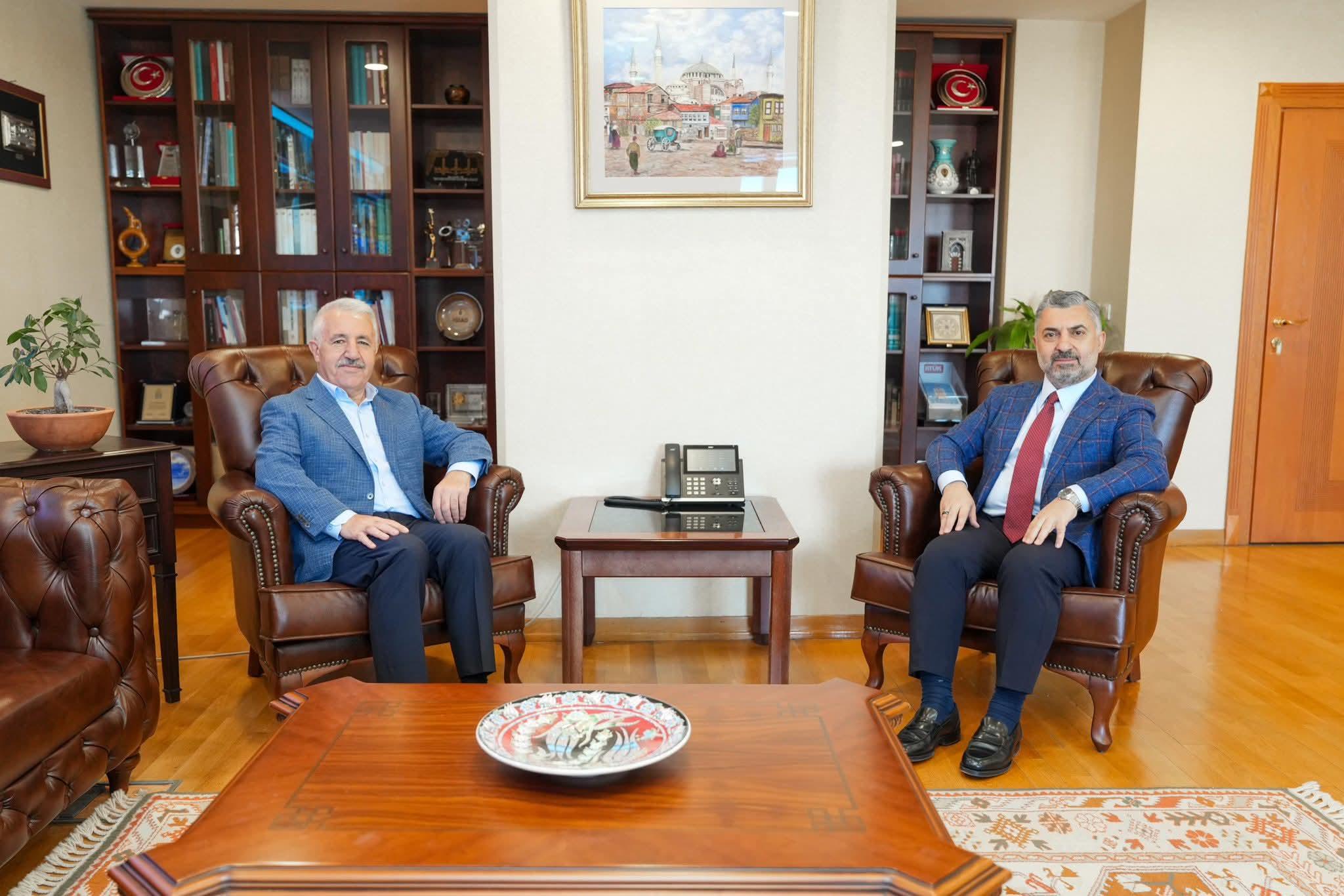 Ahmet Arslan’dan RTÜK Başkanı Ebubekir Şahin’e ziyaret