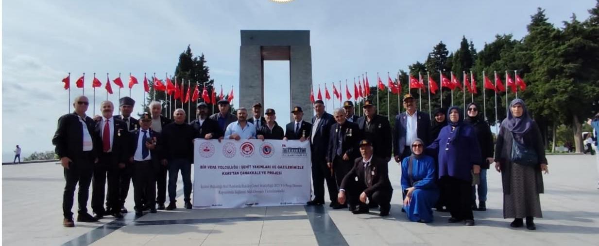 Bir Vefa Yolculuğu: Şehit yakınları ve gazilerden Kars’tan Çanakkale’ye anlamlı ziyaret