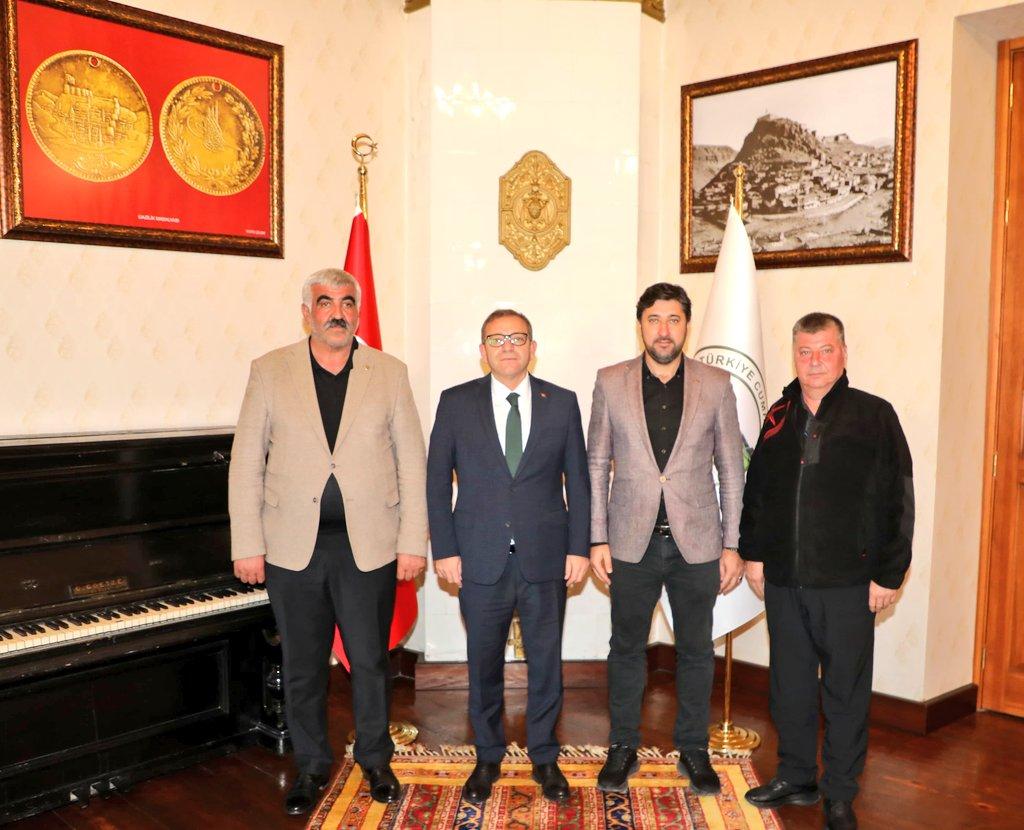 Kars Valisi Ziya Polat, iş dünyasının temsilcilerini makamında ağırladı