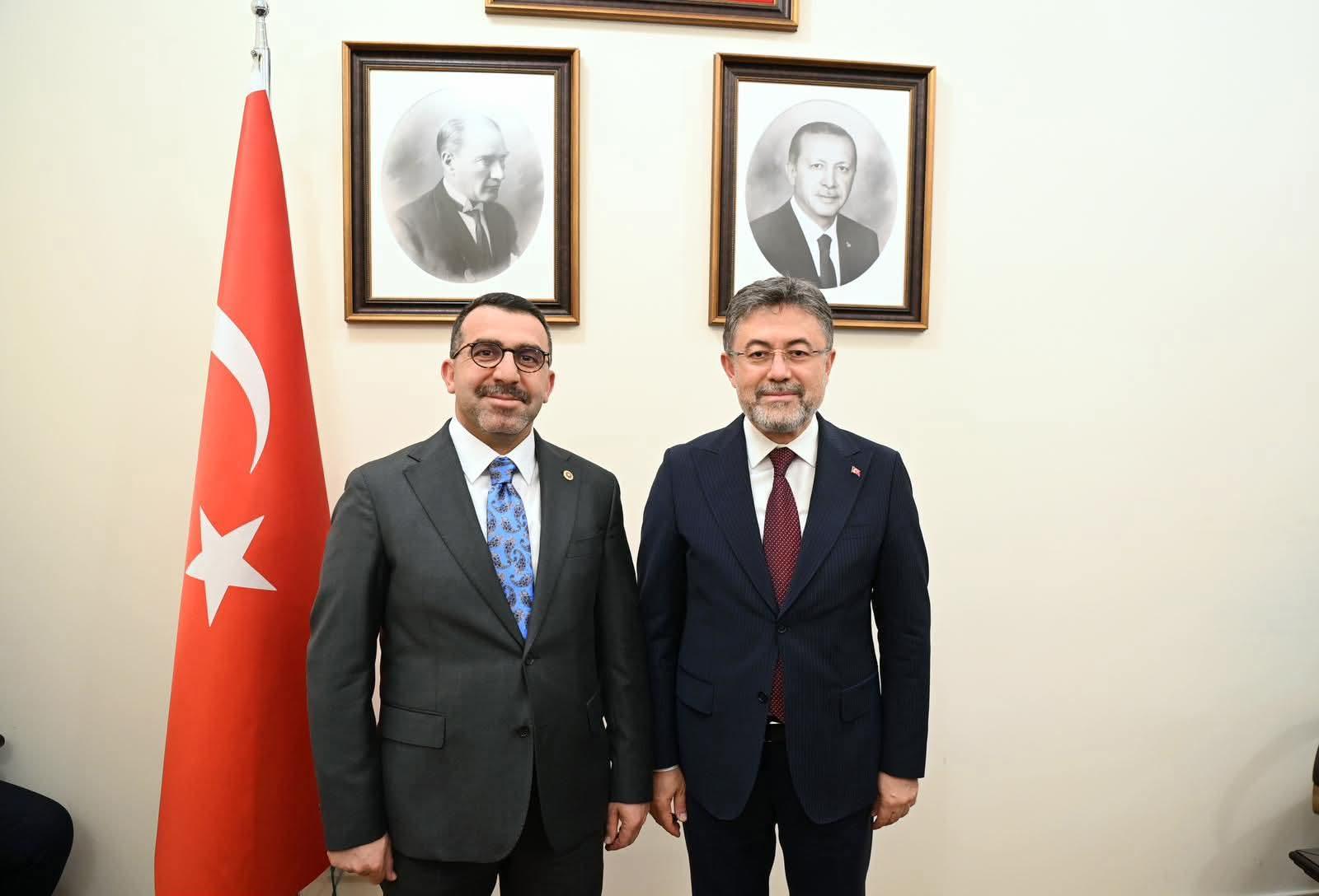 AK Parti Kars Milletvekili Adem Çalkın’dan Bakan Yumaklı’ya ziyaret