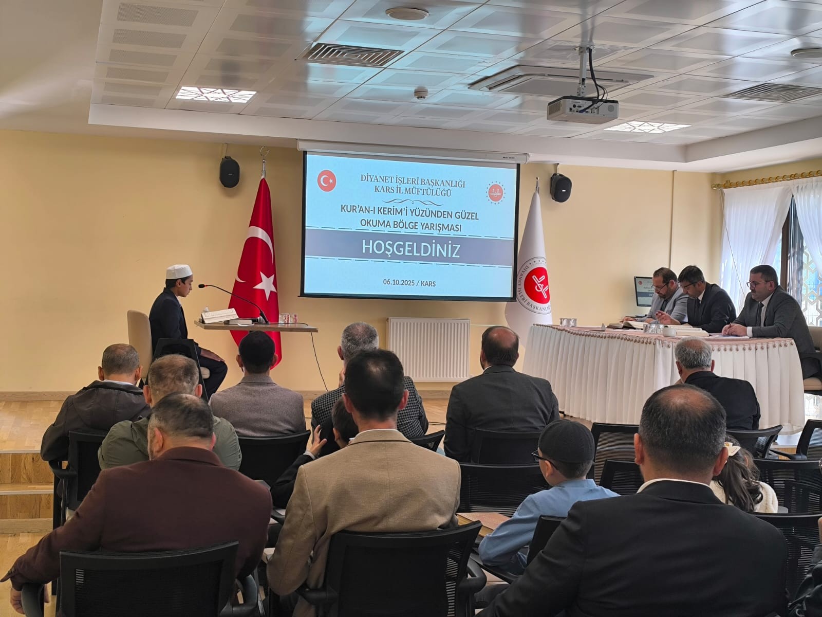 Kur’an-ı Kerim’i Yüzünden Güzel Okuma Yarışması Bölge Finali Kars’ta gerçekleştirildi