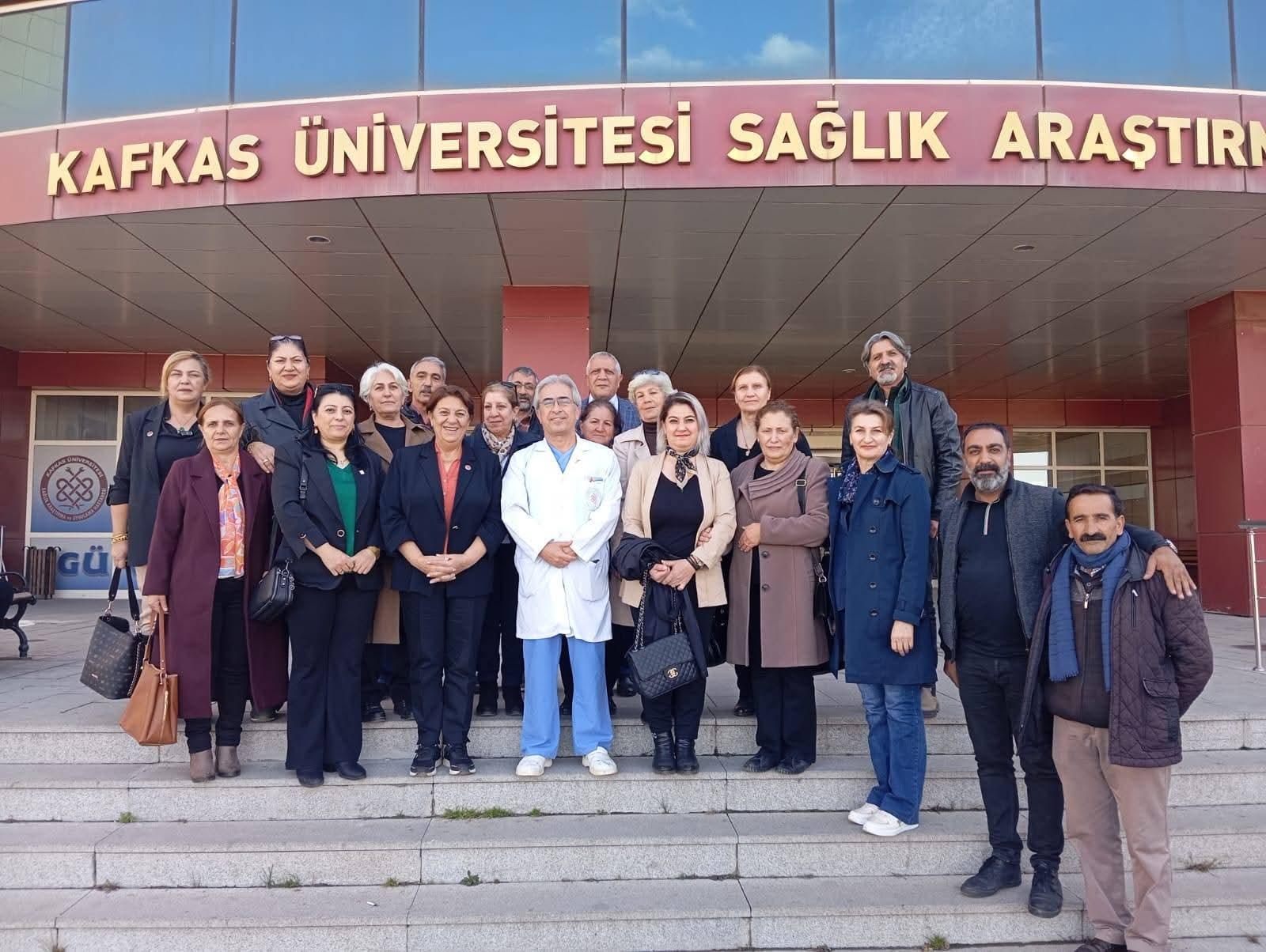 Kars CHP'den Prof. Dr. Barlas Sülü’ye hayırlı olsun ziyareti
