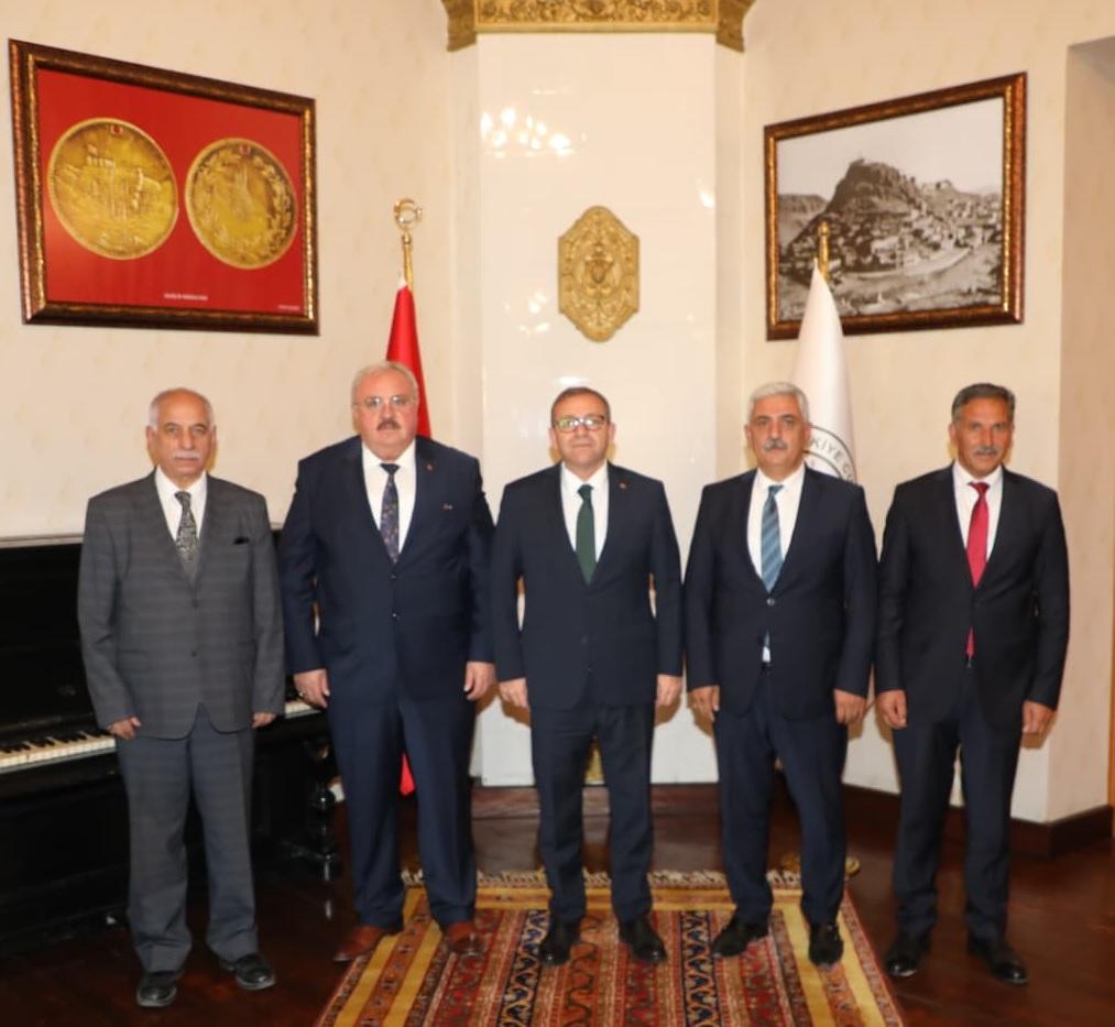 Vali Ziya Polat, Süt Üreticileri Birliği’ni makamında kabul etti