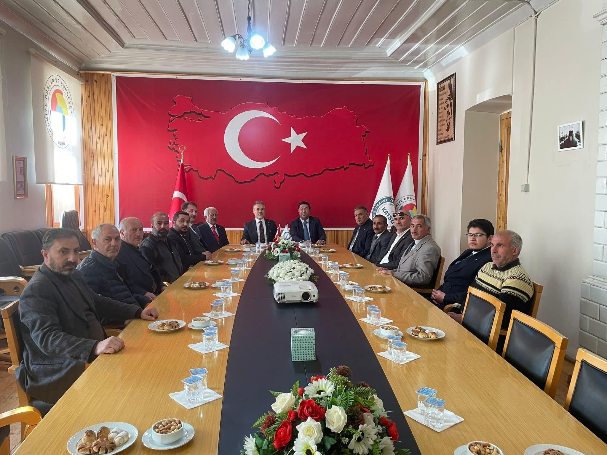 Yeniden Refah Partisi heyetinden Kars Ticaret ve Sanayi Odası’na ziyaret