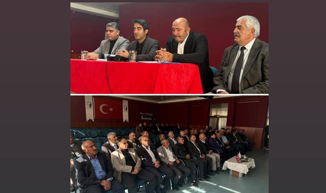 Kaymakam Enis Aslantatar, KÖYDES Ekim ayı 2. Olağan Genel Kurul Toplantısına katıldı