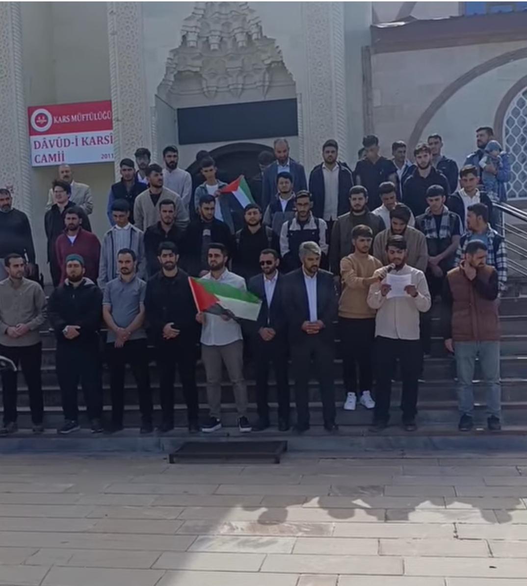 Kars'ta ilk Kıblemiz Mescid-i Aksa etkinliği düzenlendi