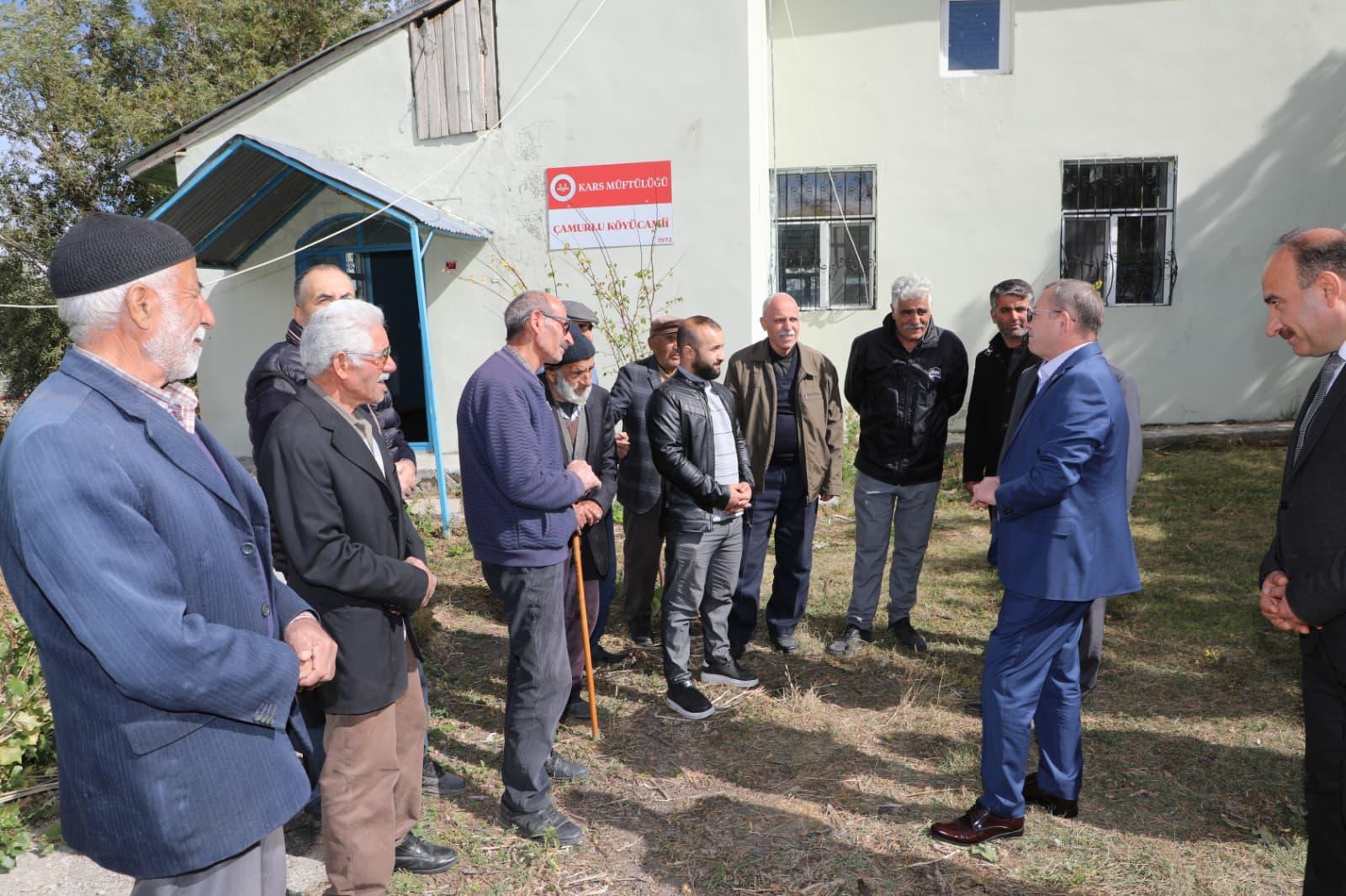 Vali Ziya Polat’tan köy ziyaretleri: Vatandaşlarla buluştu, öğrencilerle oyun oynadı