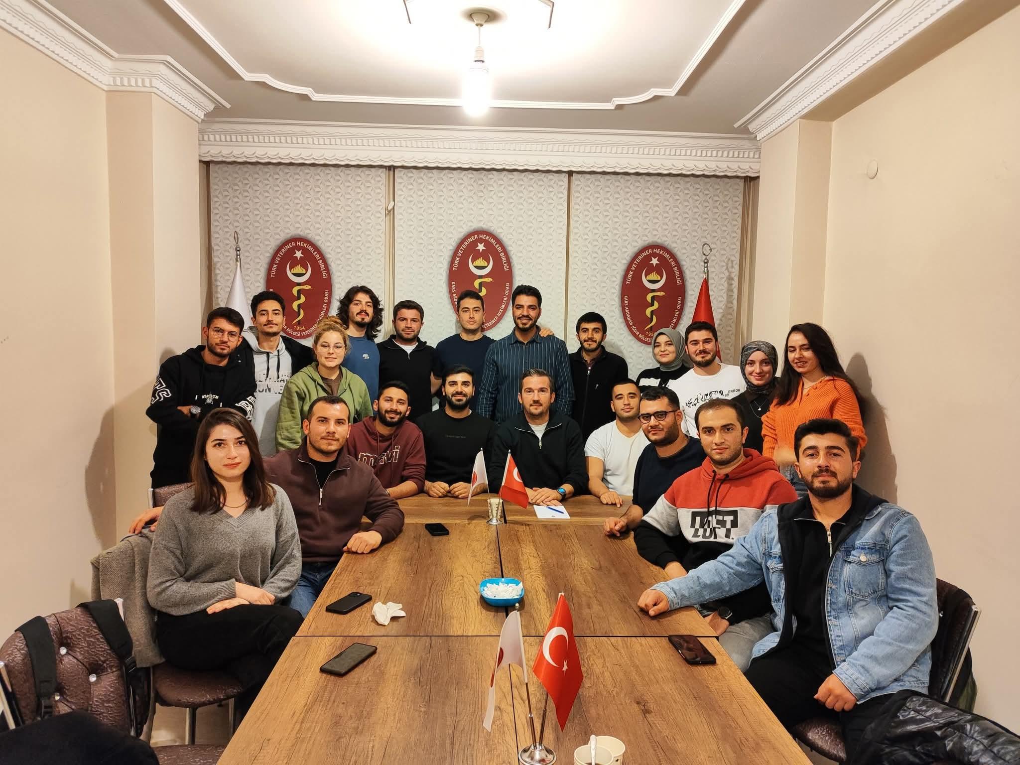 Geleceğin veteriner hekimleri Kars VHO’da buluştu