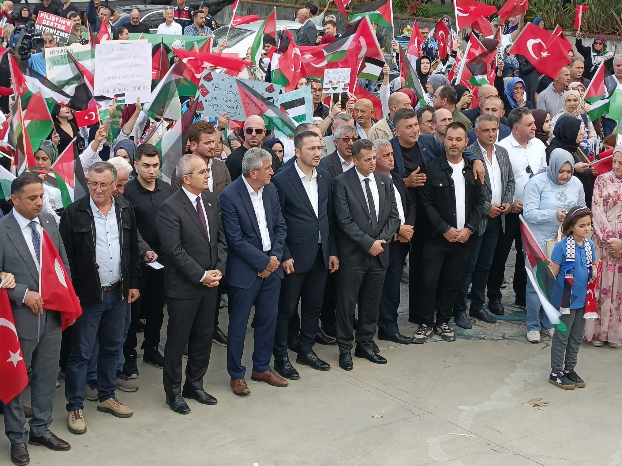 Akçakoca'dan “Gazze için" tek ses çıktı
