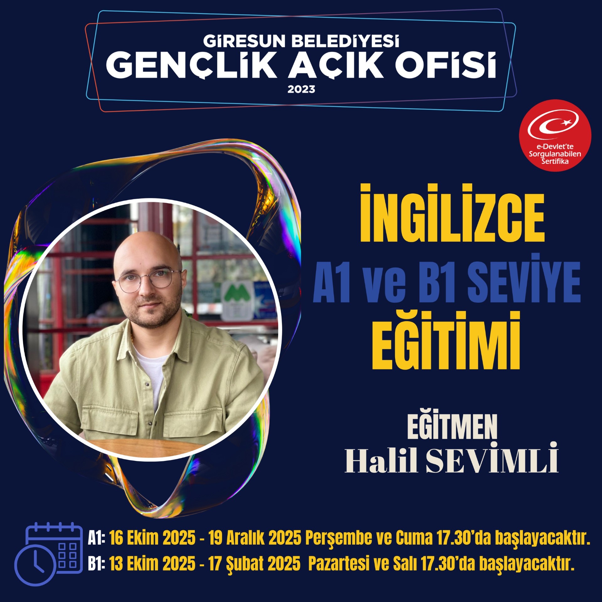 Giresun Belediyesi, İngilizce programları düzenliyor