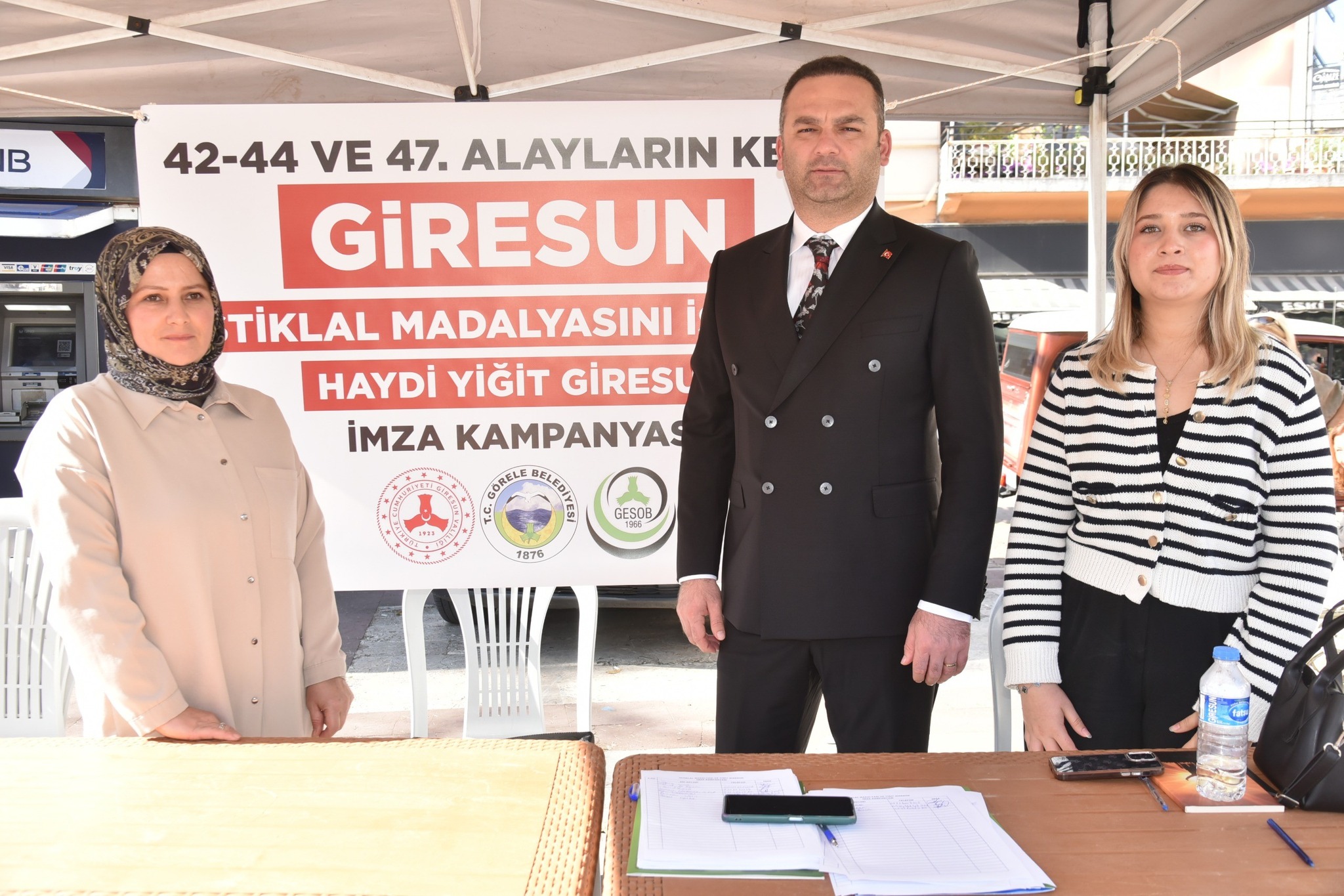 Görele Belediyesi'nden istiklal madalyası imza kampanyasına destek