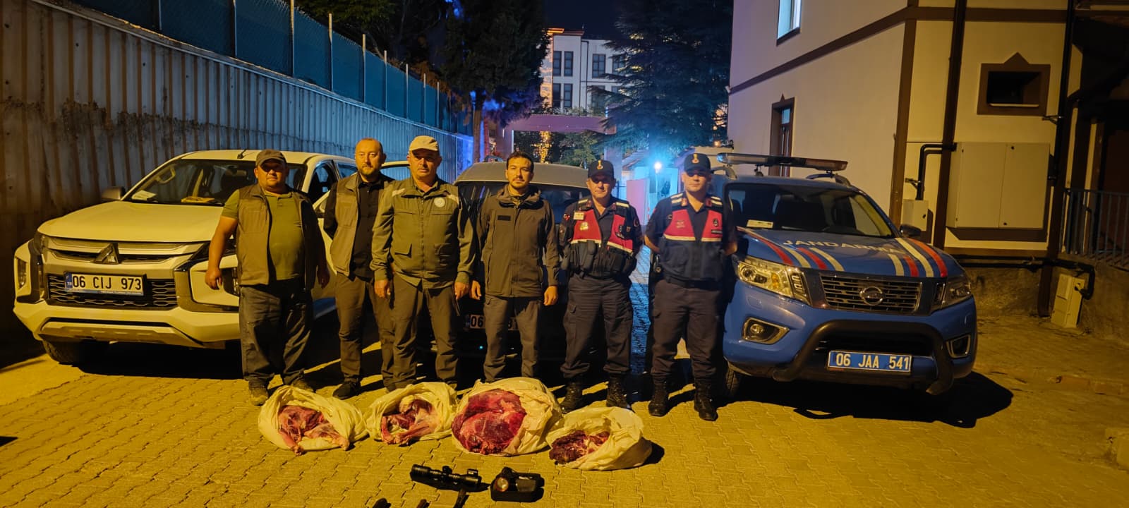 Kaçak Geyik avcılarına 580 Bin TL para cezası