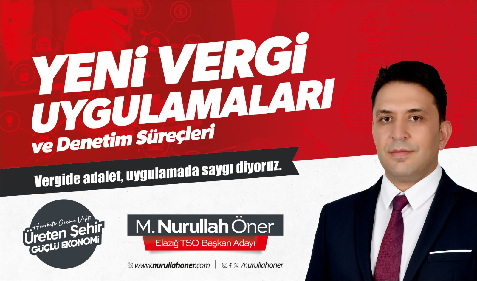 ETSO başkan adayı Öner: Vergide adalet, uygulamada saygı istiyoruz