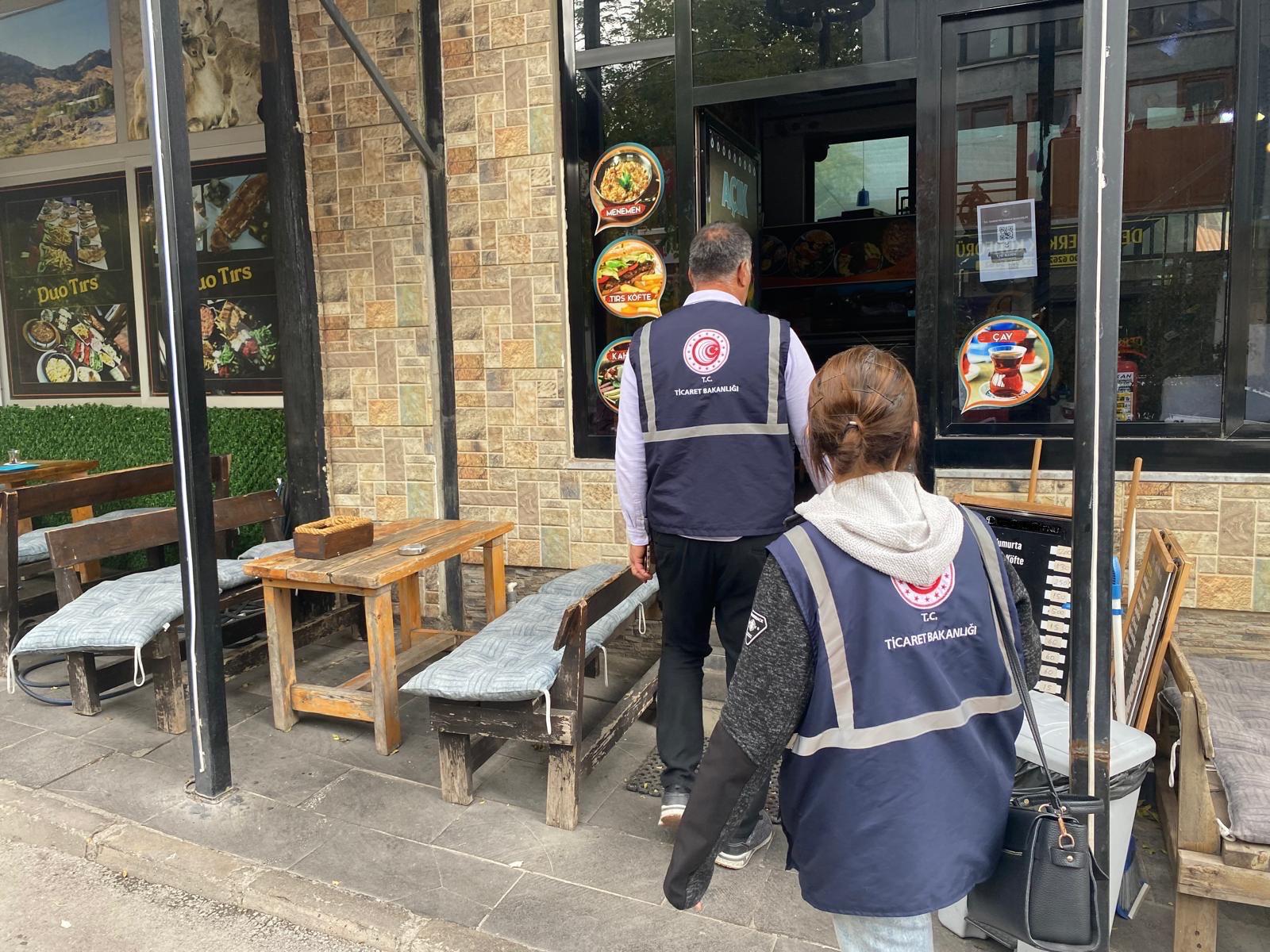 Tunceli'de 1 ayda 5 ilçede 274 firma denetlendi