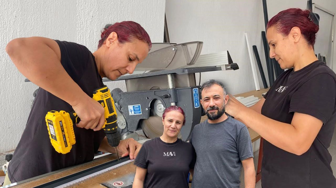 Eşi eleman bulamadı, 2 yılda usta oldu!