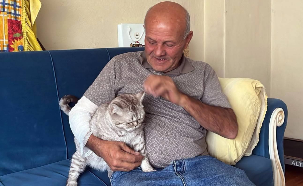 Kolunu ısıran köpeğe mama bırakıp hastaneye giden taksici: “Sevgimden vazgeçmem”