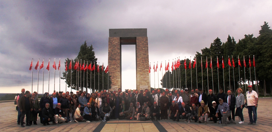 Çanakkale gezisi sonrası emeklilerden Başkan Genç ve Başkan Kaya’ya teşekkür