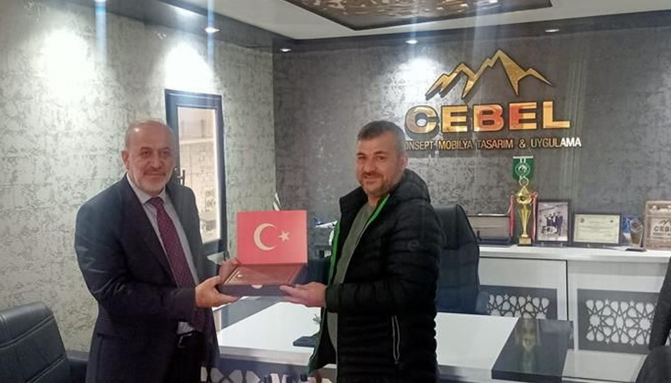 Müftü Biçer’den hayırsever iş insanı Demirel'e ziyaret