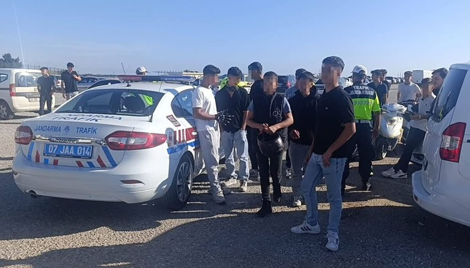 Manavgat’ta motosikletçilere 220 bin lira ceza