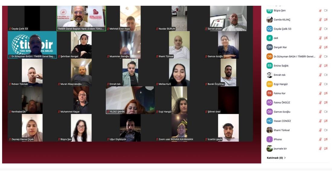 Gençlere Kriz Anında Bilgi Akışını Yönetebilme anlatıldı