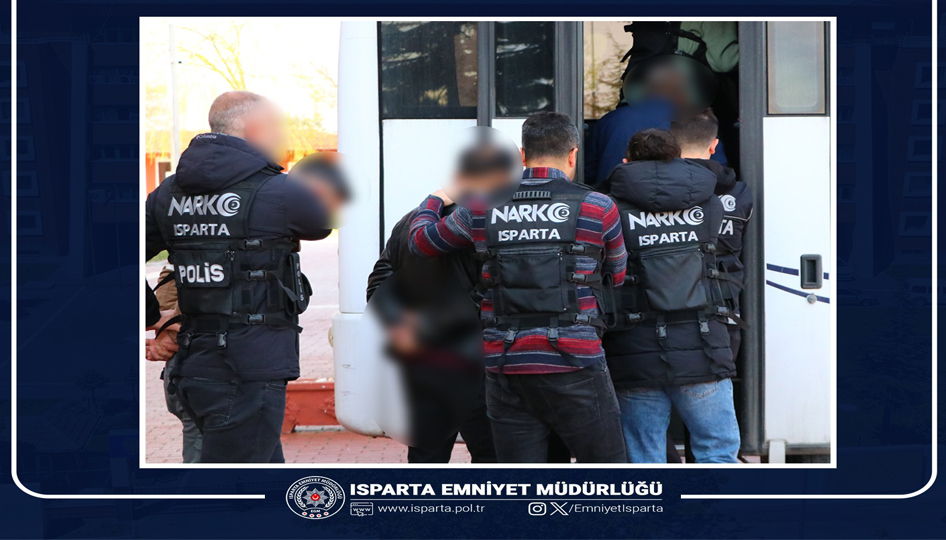 Isparta’da 3 aranan şahıs yakalandı