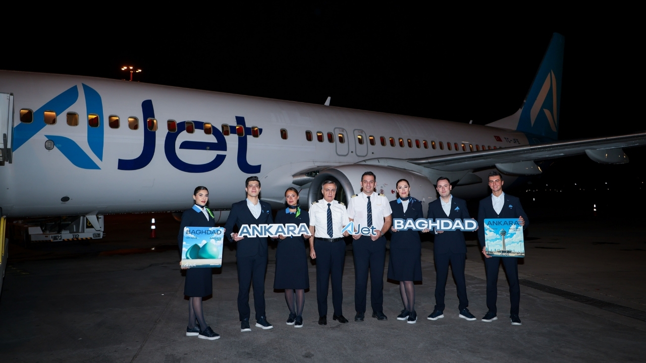 AJet’ten yeni hat: Ankara-Bağdat arası direkt uçuşlar başladı