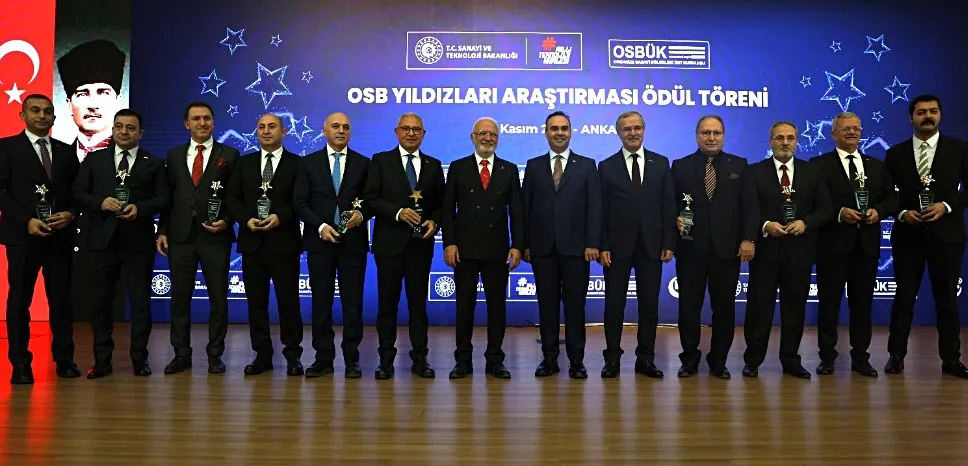 AOSB firmaları 6 kategoride 11 ödül kazandı