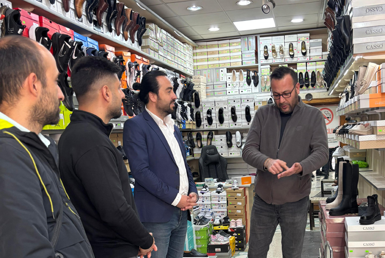 CHP İlçe başkanı Hasan Kostak: “Her daim esnafın yanındayız”