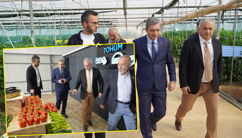 Antalya Valisi Şahin’den ANAMAS Tohum’a ziyaret