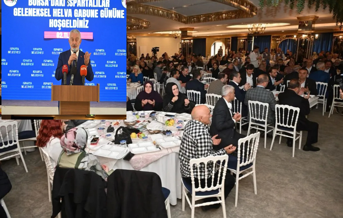 Bursa’daki Ispartalılar aynı sofrada buluştu