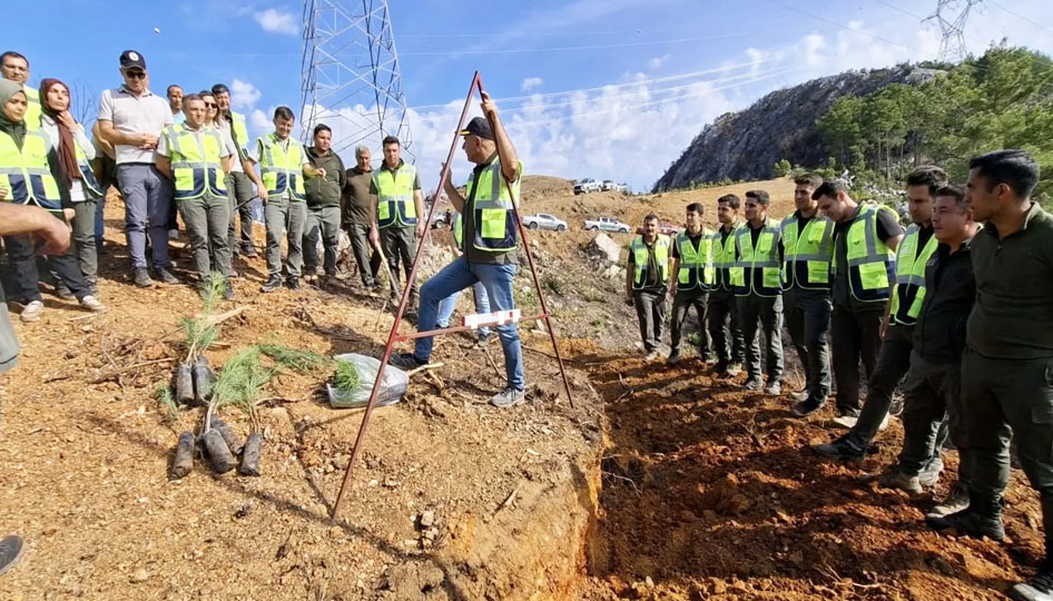 Silvikültür ve ağaçlandırma eğitimleri Antalya’da başladı