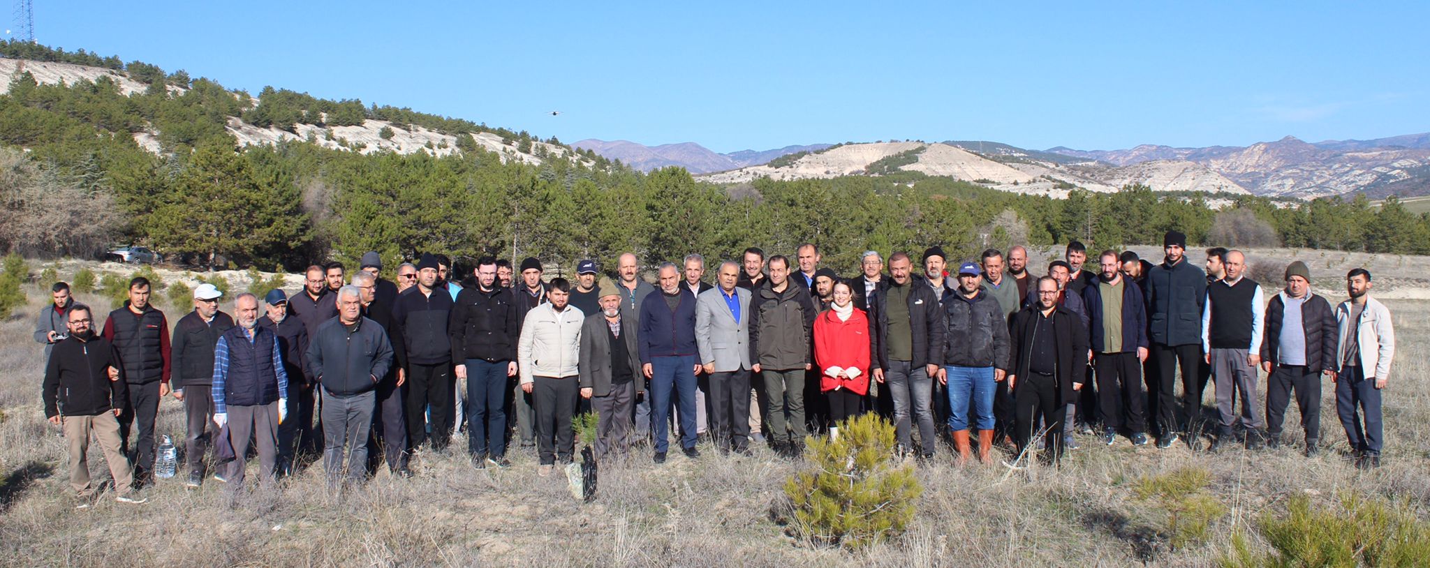 Beypazarı’nda “Alemlere Rahmet” Hatıra Ormanına 250 fidan dikildi