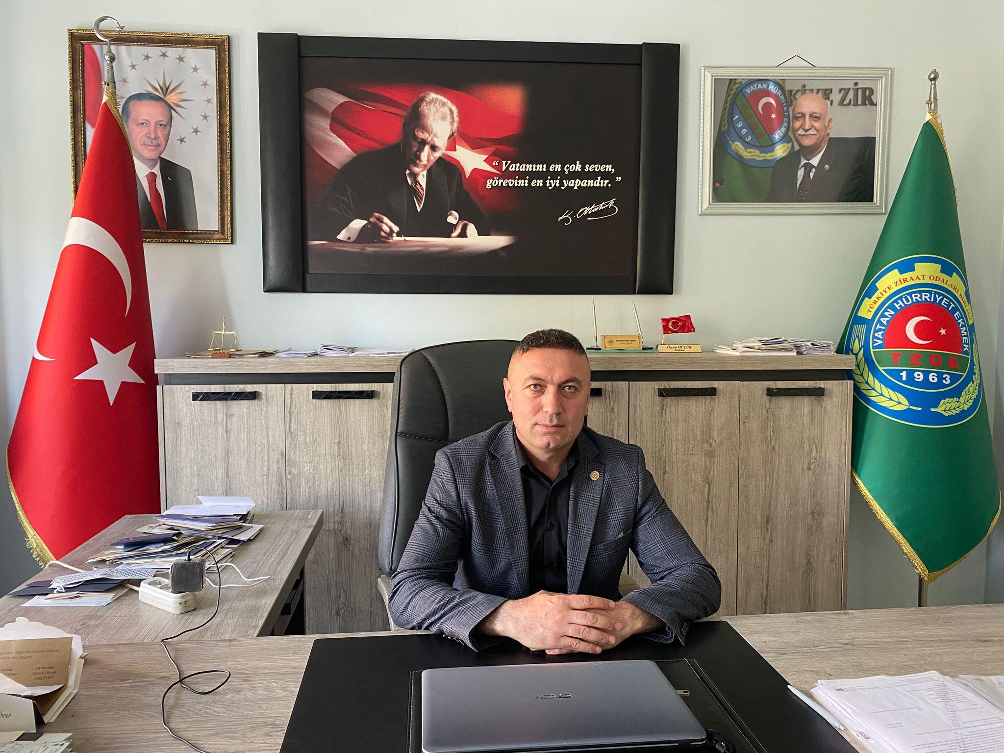 Kars Ziraat Odası Başkanı Özcan Müçük’ten çiftçilere çağrı