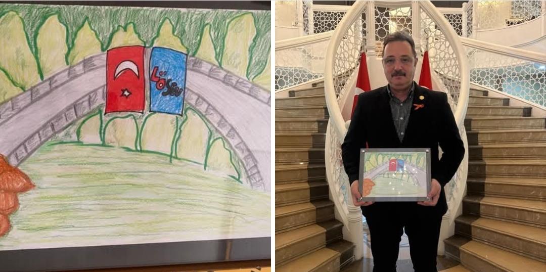 TİMBİR Genel Başkanı Dr. Süleyman Basa’ya LÖSEV’den anlamlı hediye
