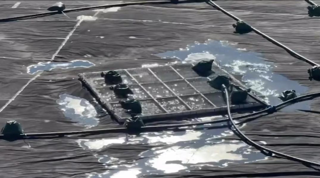 Sarıkamış suni karlama projesinde gölet dolumu başladı