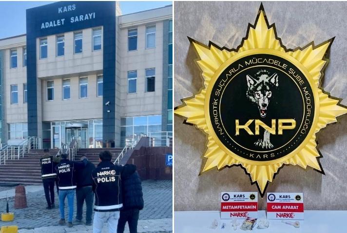 Kars'ta torbacılara operasyon: İki şüpheli tutuklandı