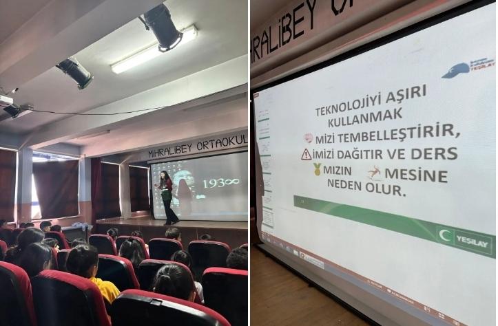 Yeşilay Kars Şubesi, “Benim Kulübüm Yeşilay” etkinliği gerçekleştirdi