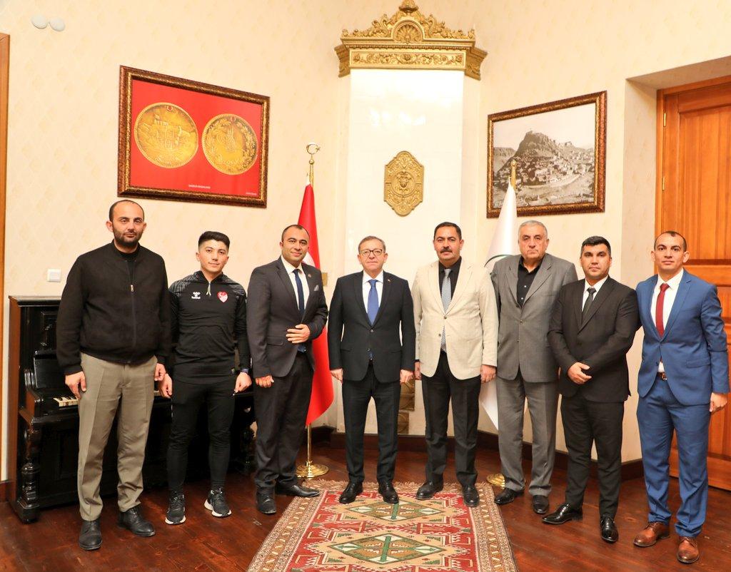 Kars Valisi Ziya Polat, TFFHGD Heyetine Kabul etti