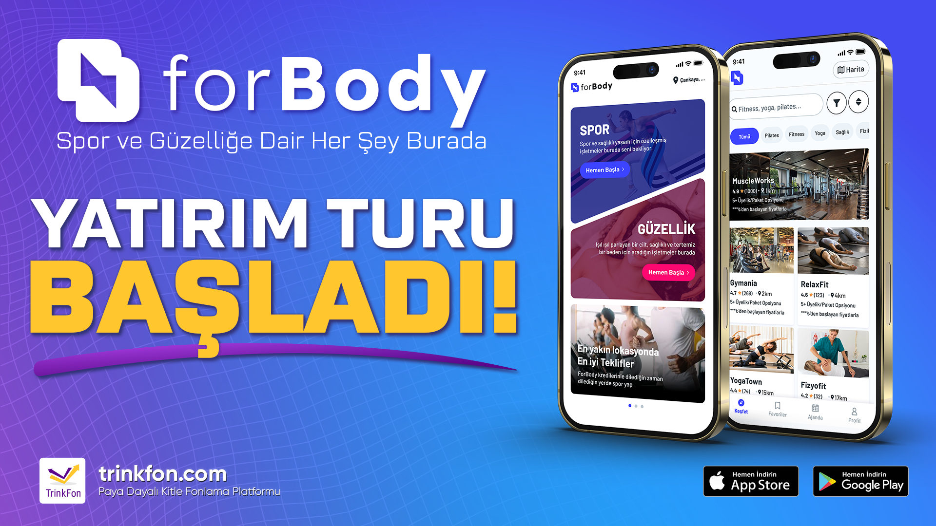 Forbody yatırım turu Trinkfon’da başladı: Sağlıklı yaşamın geleceğine ortak olun
